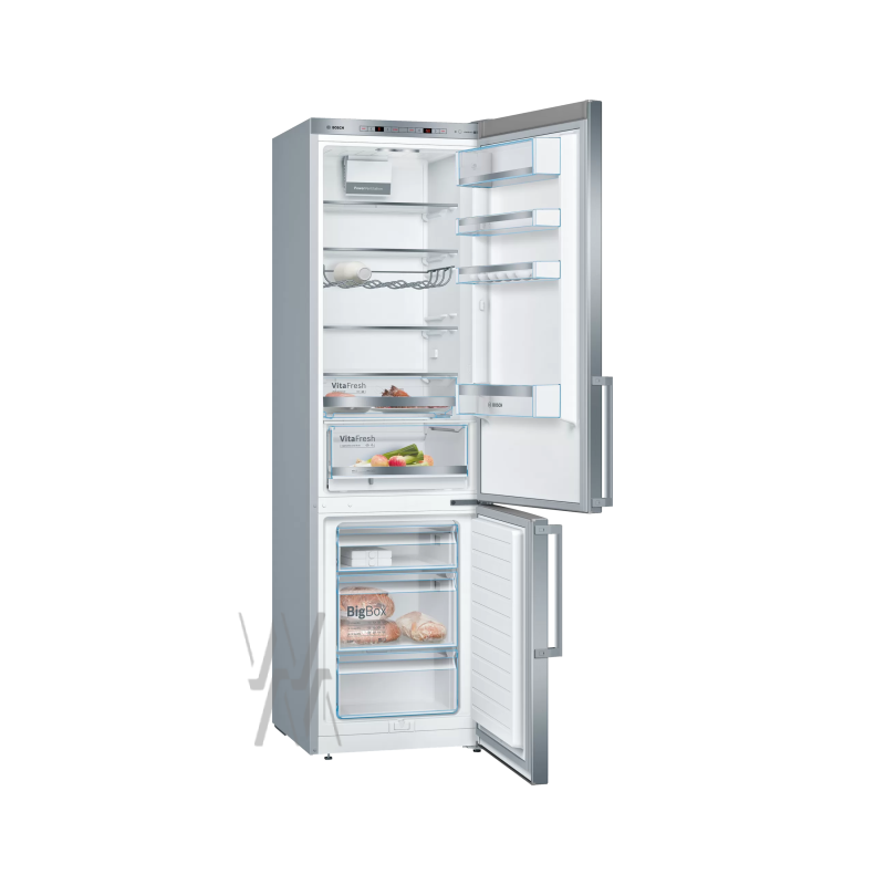 Combiné surgélateur 201 x 60 cm inox Bosch KGE398IBP Combiné surgélateur 201 x 60 cm inox Bosch KGE398IBP