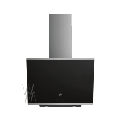 HOTTE DECOR 60 cm Inox-noir 1 moteur BEKO HCA63640BH