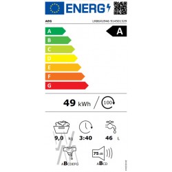 LR86XU946 Lave-linge 9 Kg UniversalDose - A - Aeg