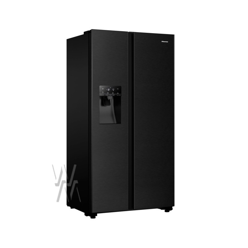 Frigo Américain Hisense RQ5P470SMIE - 4 Portes - 283-425L - Argenté - Occasion - Bluetooth